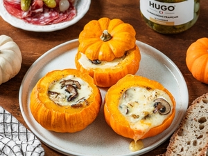 COURGE JACK BE LITTLE FARCIE AU MONT D’OR ET AUX CHAMPIGNONS