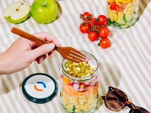 TAKE AWAY PASTA SALAD WITH PICKLES