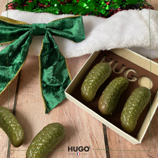 Cornichons en chocolat